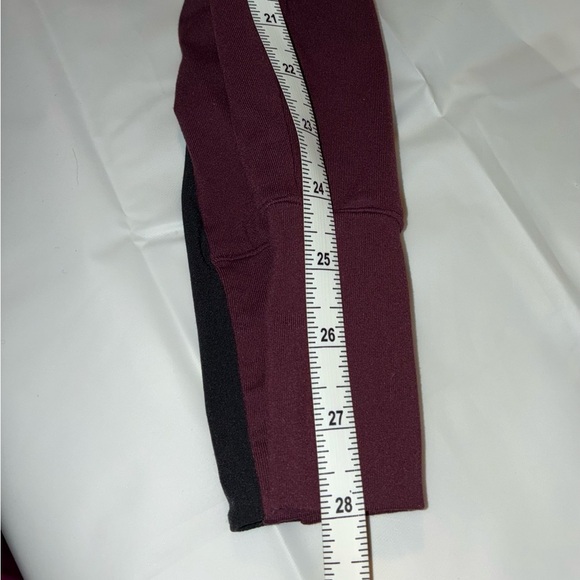 Athleta Jogger Pants Womens Hilltop Sweatpants Burgundy Maroon Size Medium - Picture 3 of 8
